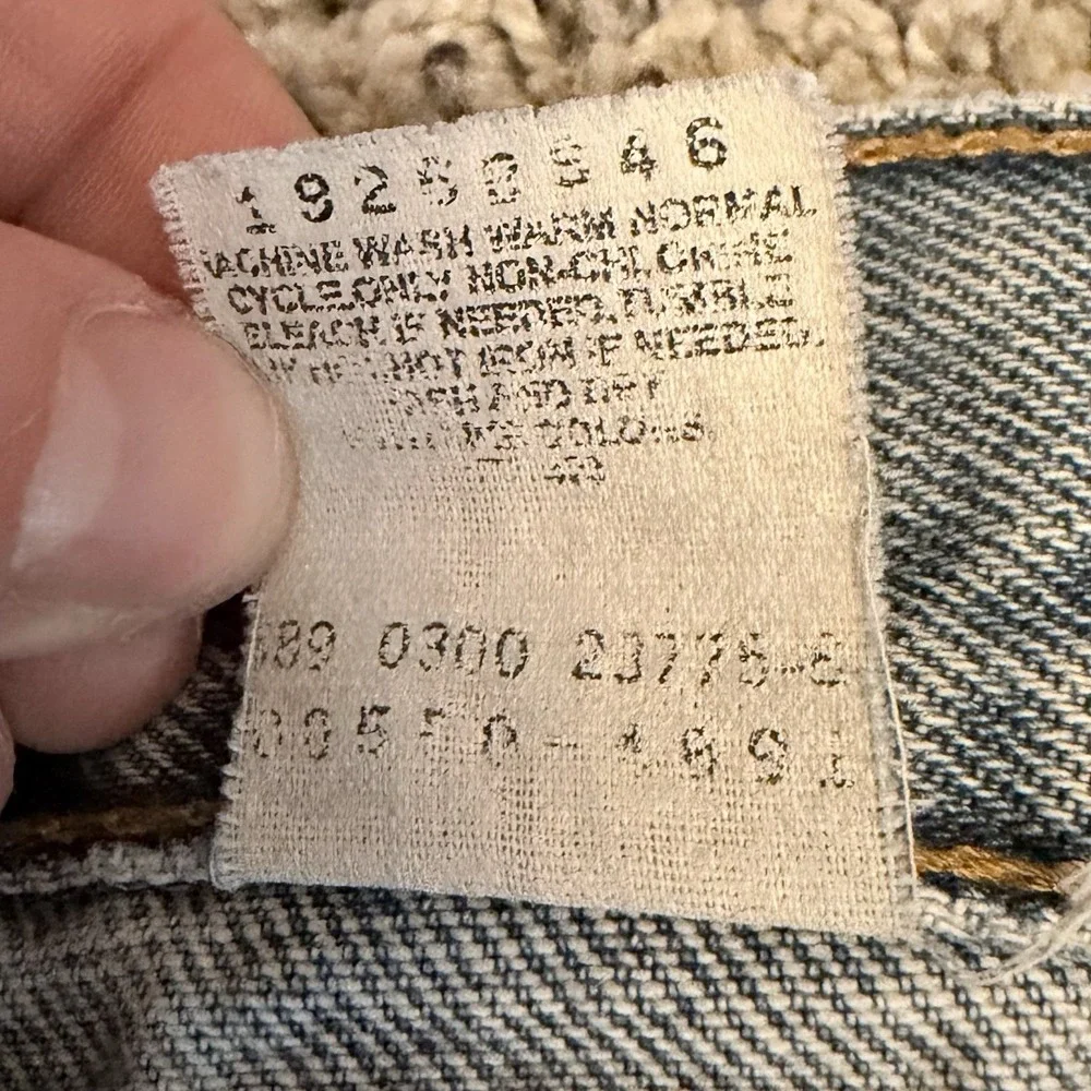 Vintage Levi's 550 Jeans Mens 38x30 Blue Denim Light Wash Regular Relaxed 90s
